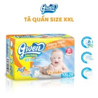 Tã quần em bé Gwen size XXL 26 miếng 1 gói