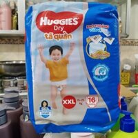 Tã quần em bé Huggies Dry size XXL (16 miếng/gói).