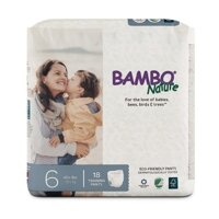 Tã Quần Em Bé Hữu Cơ Bambo Nature – gốc Đan Mạch – >18 kg – XXL18 – 18 miếng – 194.000đ