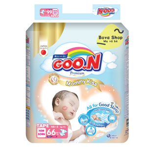 Tã quần Goon S62 - 62 miếng (dành cho trẻ từ 5-9kg)