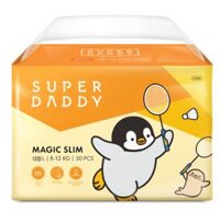 Tã quần Hàn Quốc Super Daddy Magic Slim size L 30 miếng (8 - 13 kg)