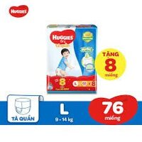 Tã quần Huggies 68 miếng size L (9-14kg )