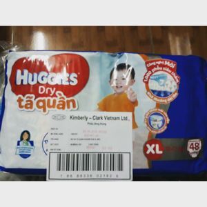 Tã Quần Huggies Dry Gói Đại XL48 (12-17kg) - Tặng 6 miếng tã quần (Bao bì tết 2017)