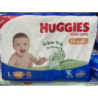 Tã Quần Huggies Dry L68 tràm trà ( 9-14kg) - HSD Luôn Mới