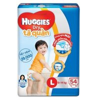 tã quần Huggies Dry Pants Big Jumbo L54 54 miếng (9 - 14kg)