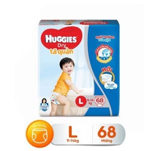 Tã quần Huggies size L68 miếng (trẻ từ 9 - 14kg)