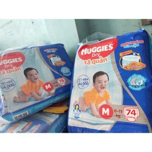 Tã quần Huggies size M74 miếng (trẻ từ 6 - 11kg)