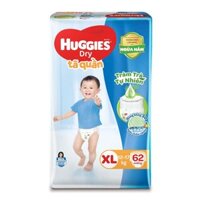 Tã quần HUGGIES DRY PANTS SUPER JUMBO XL 62X3