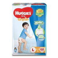 Tã quần HUGGIES DRY PANTS SUPER JUMBO L 68X3