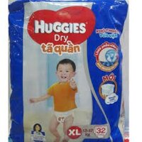 Tã quần Huggies Dry size XL - 32 Miếng