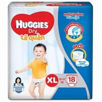 Tã quần Huggies Dry size XL 18 miếng (12 - 17kg)