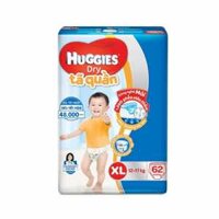 Tã quần Huggies Dry size XL 62 miếng