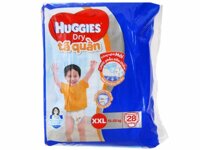 Tã quần Huggies Dry size XXL 28 miếng (cho bé 15 – 25kg)