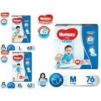 Tả Quần HUGGIES DRY SUPER JUMBO M76/L68/XL62/XXL56