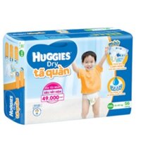 Tã quần huggies Dry XXL56