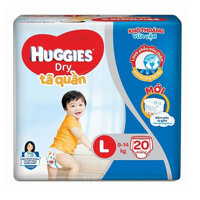 Tã Quần Huggies L 20 Miếng