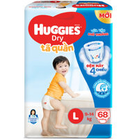 Tã Quần Huggies L 68 Miếng