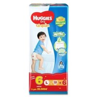 Tã quần HUGGIES L38+6