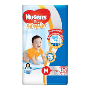 Tã quần Huggies size M 10 miếng (trẻ từ 5 - 10 kg)