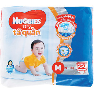 Tã quần Huggies size M22 miếng (trẻ từ 5 - 10 kg)