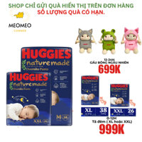 Tã quần Huggies Naturemade bỉm ban đêm M58/L44/XL38/XXL26