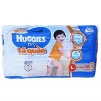 Tã quần Huggies size L 36 miếng (bé 9-14kg)