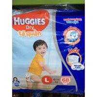 Tã quần Huggies size L – 68 miếng Mẫu mới (9-14kg)