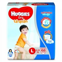 TẢ QUẦN HUGGIES SIZE L 68M