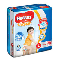 Tã quần Huggies size L68 miếng cho bé 9 – 14 kg