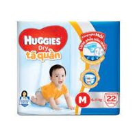 Tã quần HUGGIES size M 22 miếng