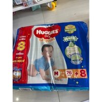 Tả quần huggies size M 76M+8M