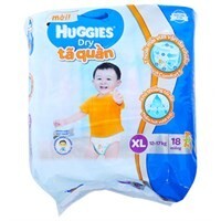 Tã quần Huggies size XL 18 miếng (trẻ từ 12 - 17kg)