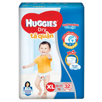 Tã quần Huggies size XL 32 miếng cho bé từ 12-17kg