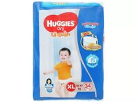 Tã quần Huggies size XL 34 miếng (cho bé 12 – 17kg)