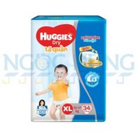 Tã quần Huggies size XL 34 miếng