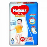 Tã quần Huggies size XL 62 miếng cho bé từ 12-17kg