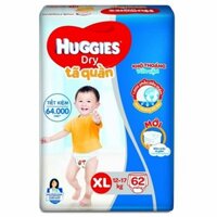 Tã quần Huggies size XL - 62 miếng (Cho bé 12 - 17kg)