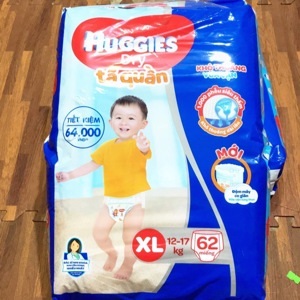 Tã quần Huggies size XL62 miếng (trẻ từ 12 - 17kg)
