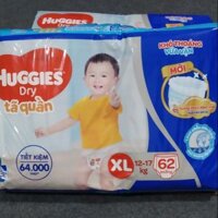 Tã quần Huggies size XL62 miếng dùng cho trẻ từ 12_17kg