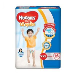 Tã quần Huggies size XXL 16 miếng (trẻ từ 15 - 25kg)