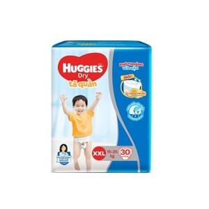 Tã quần Huggies size XXL 30 miếng (trẻ từ 15 - 25kg)
