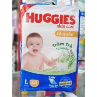 Tã quần Huggies size M76/L68/XL60/XXL54/XXXL22 miếng tràm trà