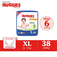 Tã Quần Huggies skin care XL32/XL32+6 cho trẻ 12-17kg