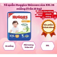 Tã quần Huggies skin tràm trà XXL 28 miếng date xa