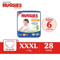 Tã quần Huggies Skincare XXXL22+6 (28 miếng)