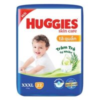 Tã quần Huggies Skincare (XXXL, >17kg, 22+6 miếng) (giao bao bì ngẫu nhiên)