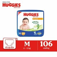 Tã quân huggies skincare M106/L96+8/XL84+4/XXL76+4