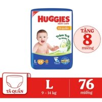 Tả quần HUGGIES szie L68 +8  miếng