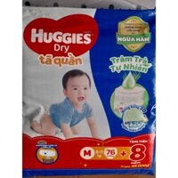Tả quần Huggies szie M76 +8  miếng cho trẻ 6 đến 11 kg