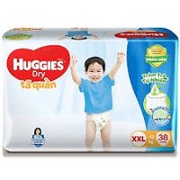 Tã quần Huggies tràm trà size L44/XL42/XXL 38/XL38